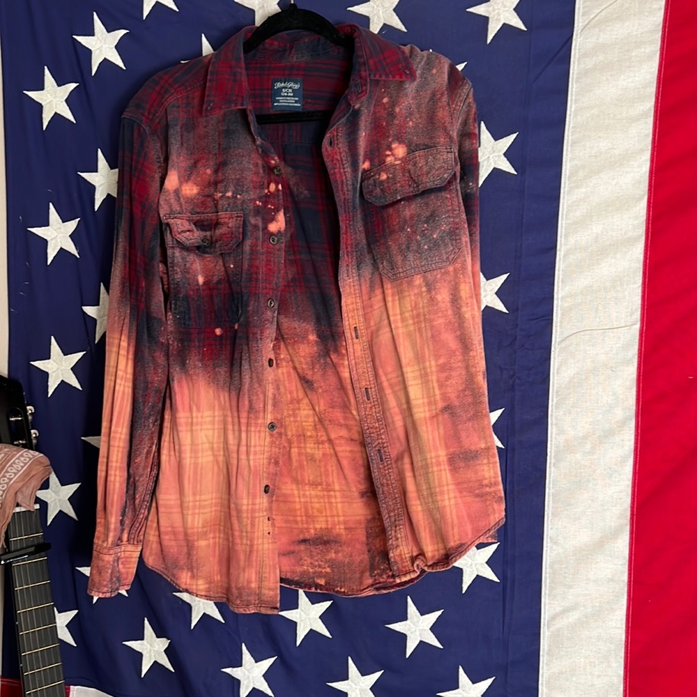 Bleached flannel